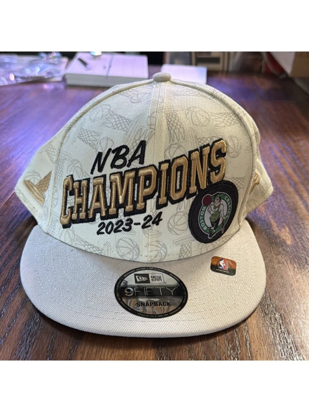 2023-24 NBA Champions Boston Celtics New Era 9Fifty Snapback Hat- Brand New!
